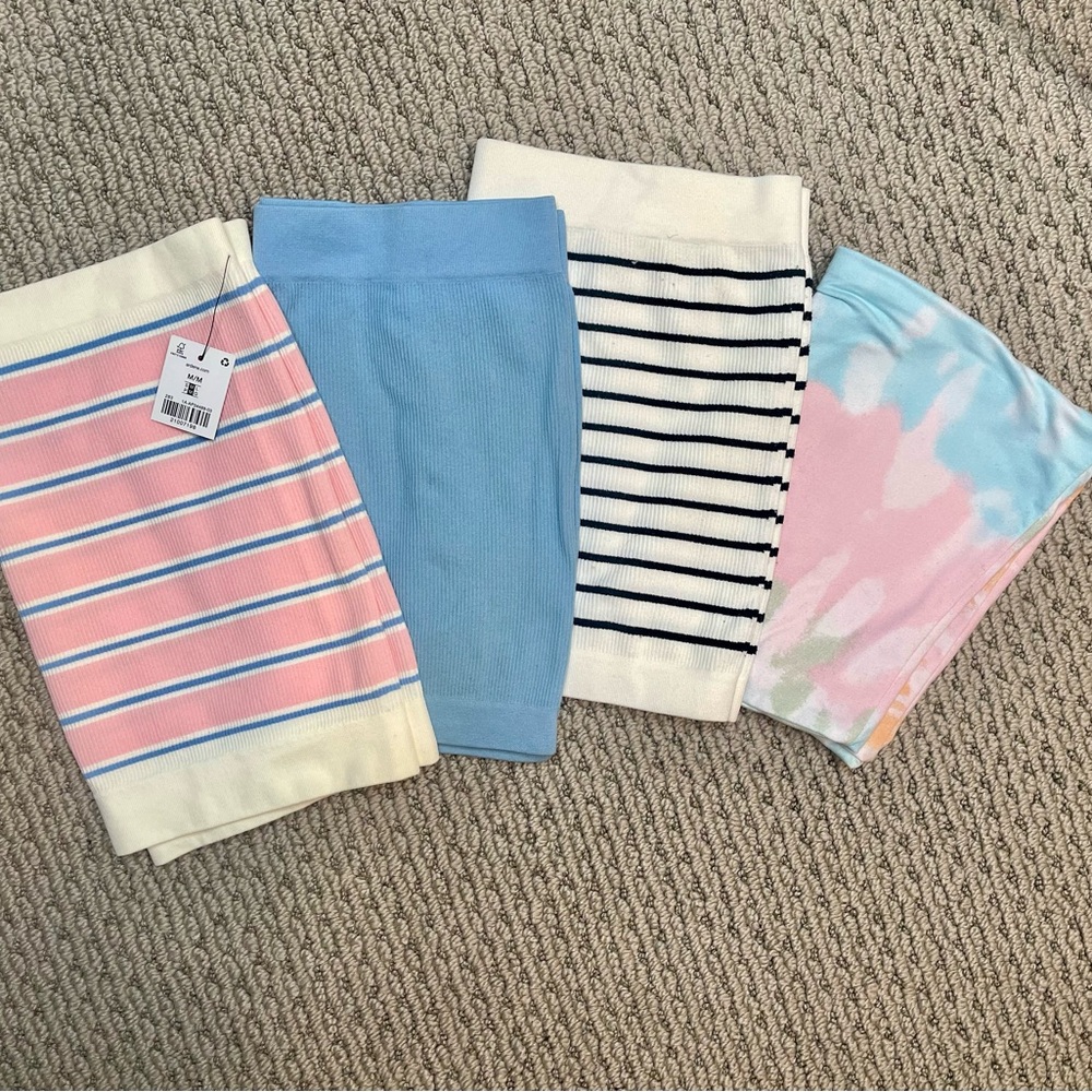 4 Cropped Tube tops